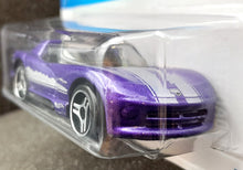 Load image into Gallery viewer, Hot Wheels 2023 Dodge Viper RT/10 Purple #131 HW Roadsters 7/10 New Long Card