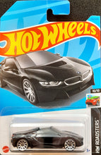 Load image into Gallery viewer, Hot Wheels 2023 BMW i8 Roadster Black #154 HW Roadsters 10/10 New Long Card