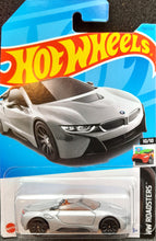 Load image into Gallery viewer, Hot Wheels 2023 BMW i8 Roadster Silver #154 HW Roadsters 10/10 New Long Card
