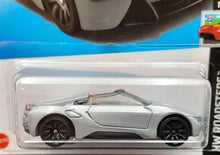 Load image into Gallery viewer, Hot Wheels 2023 BMW i8 Roadster Silver #154 HW Roadsters 10/10 New Long Card
