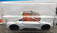 Load image into Gallery viewer, Hot Wheels 2023 BMW i8 Roadster Silver #154 HW Roadsters 10/10 New Long Card