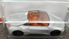 Load image into Gallery viewer, Hot Wheels 2023 BMW i8 Roadster Silver #154 HW Roadsters 10/10 New Long Card
