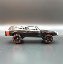 Load image into Gallery viewer, Hot Wheels 2018 '70 Dodge Charger Black #104 HW Screen Time 4/10