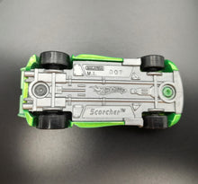 Load image into Gallery viewer, Hot Wheels 2011 Scorcher Green #240 HW Video Game Heroes 18/22