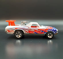 Load image into Gallery viewer, Hot Wheels 2002 '68 El Camino White #82 Star Spangled 4/4