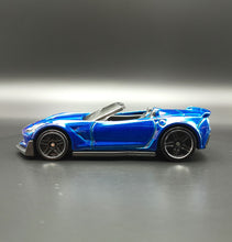 Load image into Gallery viewer, Hot Wheels 2018 Corvette C7 Z06 Convertible Blue #5 Factory Fresh 9/10