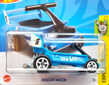 Load image into Gallery viewer, Hot Wheels 2023 Draggin Wagon Blue #22 Experimotors 1/5 New