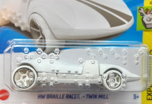 Load image into Gallery viewer, Hot Wheels 2023 HW Braille Racer - Twin Mill White #85 Experimotors 4/5 New