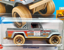 Load image into Gallery viewer, Hot Wheels 2023 Jeep Scrambler Silver Baja Blazers 8/10 New Long Card