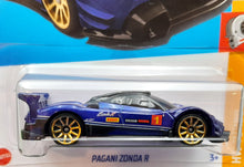 Load image into Gallery viewer, Hot Wheels 2023 Pagani Zonda R Dark Indigo #72 HW Turbo 1/5 New Long Card