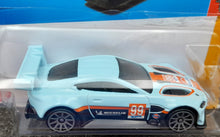 Load image into Gallery viewer, Hot Wheels 2023 Aston Martin Vantage GTE Light Blue #98 HW Turbo 2/5 New Long Card