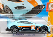 Load image into Gallery viewer, Hot Wheels 2023 Aston Martin Vantage GTE Light Blue #98 HW Turbo 2/5 New