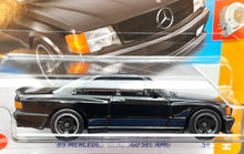 Load image into Gallery viewer, Hot Wheels 2023 '89 Mercedes-Benz 560 SEC AMG Black #150 HW Turbo 4/5 New