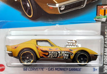 Load image into Gallery viewer, Hot Wheels 2023 '68 Corvette - Gas Monkey Garage Matte Gold HW Dream Garage 5/5