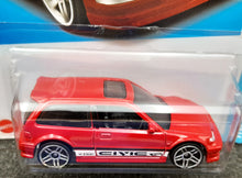 Load image into Gallery viewer, Hot Wheels 2023 '90 Honda Civic EF Red #96 HW J-Imports 7/10 New Long Card