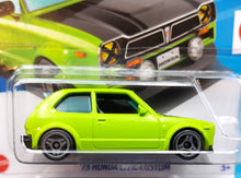 Load image into Gallery viewer, Hot Wheels 2023 '73 Honda Civic Custom Green #117 HW J-Imports 8/10 New