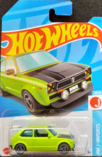 Load image into Gallery viewer, Hot Wheels 2023 '73 Honda Civic Custom Green #117 HW J-Imports 8/10 New Long Card