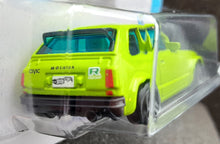 Load image into Gallery viewer, Hot Wheels 2023 '73 Honda Civic Custom Green #117 HW J-Imports 8/10 New Long Card