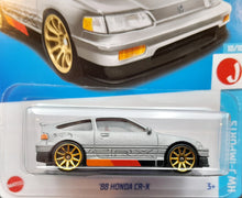 Load image into Gallery viewer, Hot Wheels 2023 '88 Honda CR-X Matte Grey #148 HW J-Imports 10/10 New Long Card