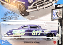 Load image into Gallery viewer, Hot Wheels 2020 '52 Hudson Hornet Purple #140 Rod Squad 4/10 New Long Card