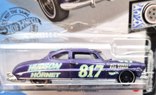 Load image into Gallery viewer, Hot Wheels 2020 '52 Hudson Hornet Purple #140 Rod Squad 4/10 New Long Card