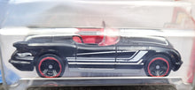 Load image into Gallery viewer, Hot Wheels 2018 '55 Corvette Black #45 Then & Now 3/10 New Long Card