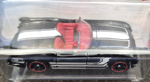 Load image into Gallery viewer, Hot Wheels 2018 '55 Corvette Black #45 Then & Now 3/10 New Long Card