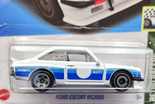 Load image into Gallery viewer, Hot Wheels 2023 Ford Escort RS2000 White #4 Retro Racers 1/10 New Long Card
