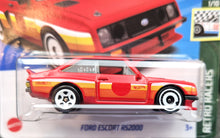 Load image into Gallery viewer, Hot Wheels 2023 Ford Escort RS2000 Red #4 Retro Racers 1/10 New