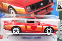 Load image into Gallery viewer, Hot Wheels 2023 Ford Escort RS2000 Red #4 Retro Racers 1/10 New