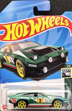 Load image into Gallery viewer, Hot Wheels 2023 Dimachinni Veloce Green #5 Retro Racers 2/10 New Long Card