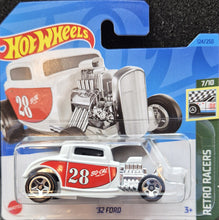 Load image into Gallery viewer, Hot Wheels 2023 '32 Ford White #124 Retro Racers 7/10 New