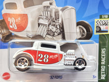 Load image into Gallery viewer, Hot Wheels 2023 '32 Ford White #124 Retro Racers 7/10 New