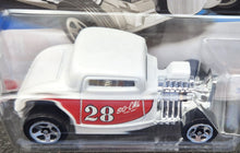 Load image into Gallery viewer, Hot Wheels 2023 '32 Ford White #124 Retro Racers 7/10 New