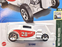 Load image into Gallery viewer, Hot Wheels 2023 '32 Ford White #124 Retro Racers 7/10 New Long Card