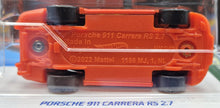 Load image into Gallery viewer, Hot Wheels 2023 Porsche 911 Carrera RS 2.7 Orange #125 Retro Racers 8/10 New Long Card