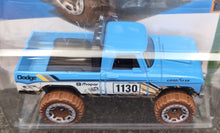 Load image into Gallery viewer, Hot Wheels 2023 '70 Dodge Power Wagon Light Blue #161 Mud Studs 2/5 New Long