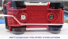 Load image into Gallery viewer, Hot Wheels 2023 Mitsubishi Pajero Evolution White #175 Mud Studs 3/5 New Long Card