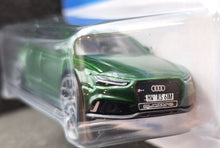Load image into Gallery viewer, Hot Wheels 2023 '17 Audi RS 6 Avant Green #187 HW Wagons 1/5 New Long Card