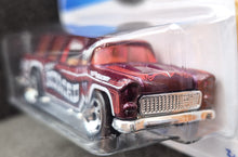 Load image into Gallery viewer, Hot Wheels 2023 Classic '55 Nomad Burgundy #243 HW Wagons 5/5 New Long Card