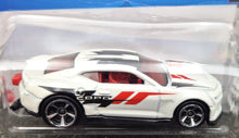 Load image into Gallery viewer, Hot Wheels 2023 '18 Copo Camaro SS White #106 HW Drag Strip 3/10 New Long Card