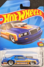 Load image into Gallery viewer, Hot Wheels 2023 '86 Ford Thunderbird Pro Stock Blue #107 HW Drag Strip 4/10 New Long Card