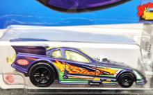 Load image into Gallery viewer, Hot Wheels 2023 Mustang NHRA Funny Car Purple #140 HW Drag Strip 5/10 New Long Card