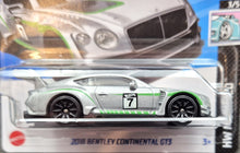 Load image into Gallery viewer, Hot Wheels 2023 2018 Bentley Continental GT3 Silver #44 HW Modified 3/5 New