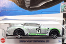 Load image into Gallery viewer, Hot Wheels 2023 2018 Bentley Continental GT3 Silver #44 HW Modified 3/5 New Long Card