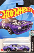 Load image into Gallery viewer, Hot Wheels 2023 1970 Pontiac Firebird Violet #18 HW Modified 2/5 New Long Card