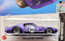 Load image into Gallery viewer, Hot Wheels 2023 1970 Pontiac Firebird Violet #18 HW Modified 2/5 New Long Card