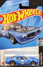 Load image into Gallery viewer, Hot Wheels 2023 1970 Pontiac Firebird Light Blue #18 HW Modified 2/5 New Long Card