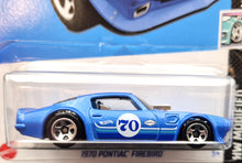 Load image into Gallery viewer, Hot Wheels 2023 1970 Pontiac Firebird Light Blue #18 HW Modified 2/5 New Long Card