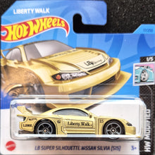 Load image into Gallery viewer, Hot Wheels 2023 LB Super Silhouette Nissan Silvia (S15) Matte Gold #17 HW Modified 1/5 New